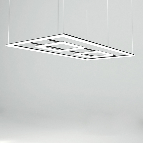 IllumaNet - Διακοσμητικό LED Φωτιστικό Πάνελ Οροφής Πολυγωνικού Σχεδιασμού με Εσωτερικά Μοτίβα - 731W 110-240V - Μ471.0 x Π235.8 x Υ8cm - Ψυχρό Λευκό 6500K