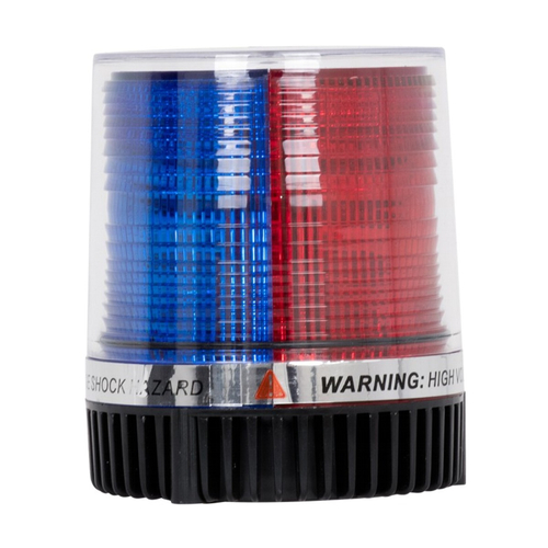 VenCore 6855-10002 - Αδιάβροχος Μαγνητικός Φάρος LED Διπλού Χρώματος Κόκκινο-Μπλε με Βύσμα Αναπτήρα Αυτοκινήτου 12-24V