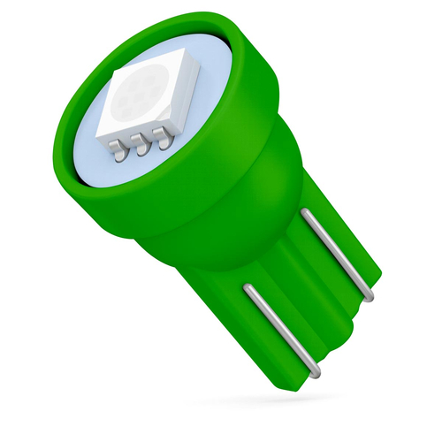 VenCore 3216-10016 - T10 W5W - Λάμπα LED για Βάση T10 W5W 1 SMD 5050 0.30W 16 Lumen 12 Volt Πράσινο
