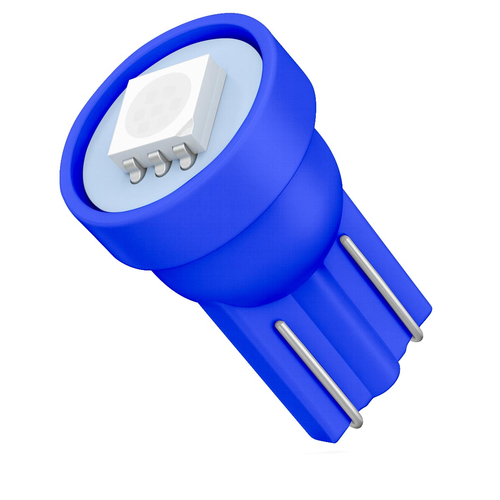 VenCore 3216-10017 - T10 W5W - Λάμπα LED για Βάση T10 W5W 1 SMD 5050 0.30W 16 Lumen 12 Volt Μπλε