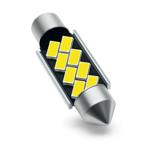 VenCore 3216-10108 - C5W Festoon 42mm - Λάμπα LED Σωληνωτή για Βάση C5W 42mm Festoon 8 SMD 5630 2W 400 Lumen 12 Volt Ψυχρό Λευκό 6000K
