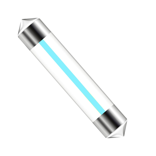 VenCore 3216-10130 - C5W Festoon 42mm - Λάμπα LED Σωληνωτή για Βάση C5W 42mm Festoon 1 Filament LED 0.45W 140 Lumen 12 Volt Γαλάζιο Ice Blue
