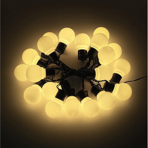 VenCore 7042-10007 - String Bulb Lights 5m 20 Bulbs 2200K - Χριστουγεννιάτικη Γιρλάντα με 20 Γλόμπους 10W 230V 5m Θερμό Λευκό 2200K IP65 Αδιάβροχη