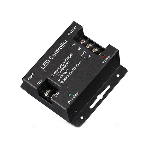 VenCore 6613-10008 - Dimmer Dual Color CCT 12-24V 216-432W with RF Remote - Ασύρματο Dimmer Διπλού Χρώματος CCT με RF Χειριστήριο 12 Volt 216 Watt & 24 Volt 432 Watt Μέγιστο Φορτίο