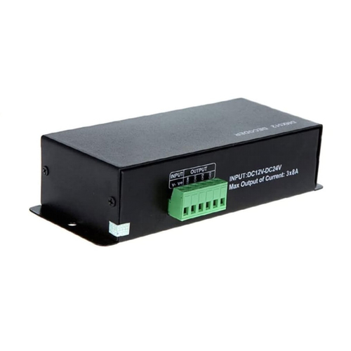 VenCore 6613-10010 - RGB 3CH DMX 512 Controller 12-24V 288-576W - DMX 512 Controller RGB 3 Καναλιών 12 Volt 288 Watt & 24 Volt 576 Watt Μέγιστο Φορτίο
