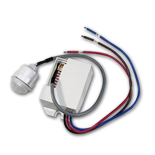 VenCore 3368-10002 - Mini IR Moving Sensor 230V 4A - Mini Ανιχνευτής Κίνησης PIR 360° Μονού Χρώματος Μέγιστη Εμβέλεια 6 Μέτρα 230 Volt 800 Watt Μέγιστο Φορτίο