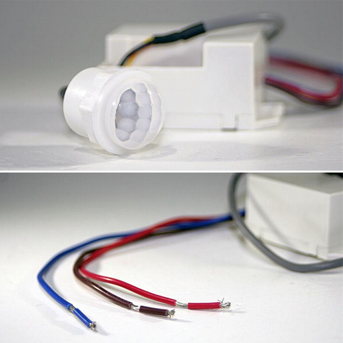 VenCore 3368-10002 - Mini IR Moving Sensor 230V 4A - Mini Ανιχνευτής Κίνησης PIR 360° Μονού Χρώματος Μέγιστη Εμβέλεια 6 Μέτρα 230 Volt 800 Watt Μέγιστο Φορτίο