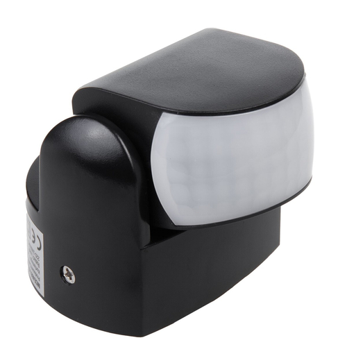 VenCore 3368-10004 - IP65 Dual IR Moving Sensor 230V 5A - Διπλός Ανιχνευτής Κίνησης PIR 180°+120° Μέγιστη Εμβέλεια 12 Μέτρα 230 Volt 1200 Watt Μέγιστο Φορτίο Μαύρο Σώμα