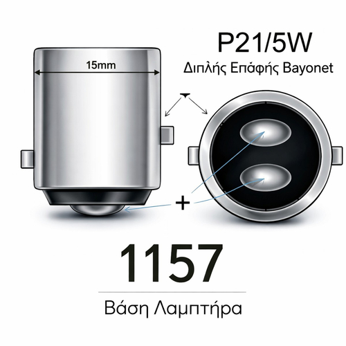VenCore 3216-10171 - 1157 P21/5W CanBus Gen4 - Λάμπα LED για Βάση 1157 P21/5W CanBus Gen4 18 SMD 3020 9W 1960 Lumen 8-48 Volt Κόκκινο