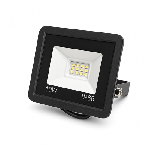 VenCore 9010-50003 - Floodlight LED 10W 120° 185-265V WW - Προβολέας LED Slim Series VenCore 120° Μοίρες 10 Watt 185-265 Volt 900 Lumens - Αδιάβροχος IP66 - Θερμό Λευκό 3000K - Μ11.2xΠ9xΥ2.5cm