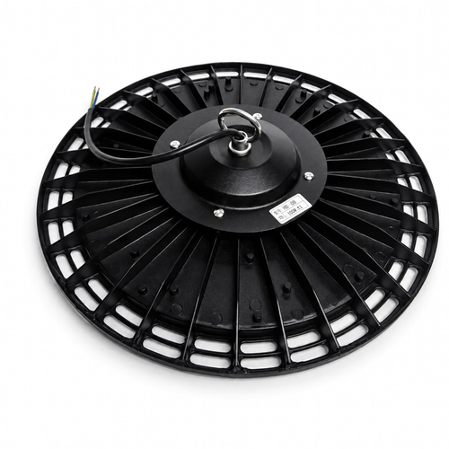 VenCore 6407-50009 - LED High Bay UFO 200W CW - Φωτιστικό Βιομηχανικού Τύπου Καμπάνα High Bay UFO LED 200 Watt 230 Volt 180° 28000 Lumens Ψυχρό Λευκό 6000K - Φ33 x Υ8cm