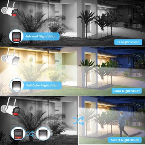 Κάμερα ασφαλείας IP - Bullet - WiFi - V380 Pro - 020355