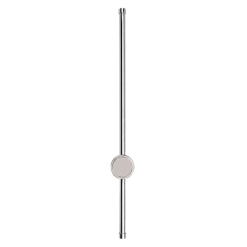 VenCore Serenor Silver 6093-20128 - Μοντέρνο Επιτοίχιο Φωτιστικό Απλίκα LED 7W Ασημί Αλουμίνιο με Ρυθμιζόμενο CCT Λευκό - Ημέρας - Θερμό - Χειρισμός CCT μέσω Διακόπτη On-Off - Μ60 x Π6 x Υ10cm