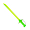 Παιδικό φωτεινό σπαθί LED - 5138B - 204110 - Green
