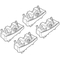 OPEL CORSA E 3D/5D 12/14+ KIT ΑΚΡΑ (ΠΟΔΙΑ) ΓΙΑ ΜΠΑΡΕΣ NORDRIVE