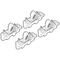 HONDA CR-V 04/02-12/06 KIT ΑΚΡΑ (ΠΟΔΙΑ) ΓΙΑ ΜΠΑΡΕΣ NORDRIVE