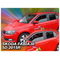 SKODA FABIA III 5D 2014+  HTB ΜΑΚΡΥ ΣΕΤ ΑΝΕΜΟΘΡΑΥΣΤΕΣ ΑΥΤΟΚΙΝΗΤΟΥ ΑΠΟ ΕΥΚΑΜΠΤΟ ΦΙΜΕ ΠΛΑΣΤΙΚΟ HEKO - 4 ΤΕΜ.