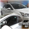 CITROEN DS4 5D 2011+ ΖΕΥΓΑΡΙ ΑΝΕΜΟΘΡΑΥΣΤΕΣ ΑΠΟ ΕΥΚΑΜΠΤΟ ΦΙΜΕ ΠΛΑΣΤΙΚΟ HEKO - 2 ΤΕΜ.