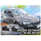 SKODA OCTAVIA III 5D LTB 2013-2020 ΣΕΤ ΑΝΕΜΟΘΡΑΥΣΤΕΣ ΑΥΤΟΚΙΝΗΤΟΥ ΑΠΟ ΕΥΚΑΜΠΤΟ ΦΙΜΕ ΠΛΑΣΤΙΚΟ HEKO - 4 ΤΕΜ.