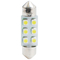 ΛΑΜΠΑΚΙΑ ΠΛΑΦΟΝΙΕΡΑΣ C5W/C10W 12V 0,48W SV8,5 36mm LED 6xSMD3528 ΛΕΥΚΟ 1ΤΕΜ.