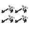 CLAMP KIT ΑΚΡΑ (ΠΟΔΙΑ) ΓΙΑ ΜΠΑΡΕΣ SNAP STEEL/SNAP STEEL ALU NORDRIVE - 4 TEM