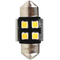 ΛΑΜΠΑΚΙΑ ΠΛΑΦΟΝΙΕΡΑΣ C5W/C10W 12V SV8.5 0,5W 31mm 4xSMD2835 LED OSRAM CAN-BUS ΛΕΥΚΟ 2ΤΕΜ. M-TECH