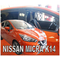 NISSAN MICRA K14 5D 2017+ ΣΕΤ ΑΝΕΜΟΘΡΑΥΣΤΕΣ ΑΥΤΟΚΙΝΗΤΟΥ ΑΠΟ ΕΥΚΑΜΠΤΟ ΦΙΜΕ ΠΛΑΣΤΙΚΟ HEKO - 4 ΤΕΜ.