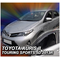 TOYOTA AURIS II TOURING COMBI 5D 2013+ ΣΕΤ ΑΝΕΜΟΘΡΑΥΣΤΕΣ ΑΥΤΟΚΙΝΗΤΟΥ ΑΠΟ ΕΥΚΑΜΠΤΟ ΦΙΜΕ ΠΛΑΣΤΙΚΟ HEKO - 4 ΤΕΜ.