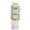 W5W 12V T10 W2,1x9,5d LED 9xSMD5050 ΛΕΥΚΟ (ΚΑΡΦΩΤΟ ΑΚΑΛΥΚΟ) 1ΤΕΜ. M-TECH