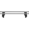ΣΕΤ ROOF RACK ΜΠΑΡΕΣ ΟΡΟΦΗΣ ΑΛΟΥΜΙΝΙΟΥ DELTA XL SILVER 161 cm ΣΕ AΣΗΜΙ ΧΡΩΜΑ ΜΕ ΚΑΠΑΚΙΑ ΑΚΡΩΝ TYPE G/FP ΓΙΑ ΑΠΛΗ ΟΡΟΦΗ MENABO - 2 ΤΕΜ.