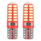 T10 12V W2,1x9,5d ΛΕΥΚΟ 5.600K 24SMDx3014 ΣΙΛΙΚΟΝΗΣ (ΚΑΡΦΩΤΟ - CAN-BUS) AMIO -2 ΤΕΜ.