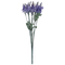 GloboStar® 78201 Τεχνητό Φυτό Μπουκέτο Διακοσμητικών Λουλουδιών με 10 Μωβ Λεβάντες M10 x Υ30 x Π10cm