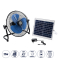 GloboStar® SOLARO-FAN 85351 Solar Fan Αυτόνομος Ηλιακός Επιδαπέδιος Ανεμιστήρας 25W 2 Λειτουργιών Ρεύματος με AC 220-240V ή με Φωτοβολταϊκό Panel 9V 12W & Επαναφορτιζόμενη Μπαταρία Li-ion 7.4V 4400mAh - 12 Ταχύτητες - Ενσωματωμένο USB 2.0 Charger Συσκευών - IP20 - Μ42 x Π20 x Υ35cm - Μαύρο & Μπλε - 2 Years Warranty
