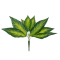 GloboStar® PEACE LILY 78277 Τεχνητό Φυτό Σπαθίφυλλο - Μπουκέτο Διακοσμητικών Φυτών - Κλαδιών με Φύλλωμα Πράσινο - Κίτρινο Υ33cm