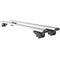 ΜΠΑΡΕΣ ΟΡΟΦΗΣ ΑΛΟΥΜΙΝΙΟΥ BLADE L SILVER 127cm ΜΕ ΑΚΡΑ GAMMA FLAT ΓΙΑ FLUSH / STANDARD RAILS MENABO - 2 ΤΕΜ.