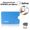 WallTrust Προστατευτικό RFID/NFC για Κάρτες Γαλάζιο