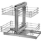 VEVOR Pull Out Blind Corner ντουλάπι, 15,7 ιντσών Ανοιγόμενο από Chrome Soft Close Blind Corner Τέσσερις ράφι, Ανθρακούχο ατσάλι τυφλό γωνιακό ντουλάπι για ελάχιστο μέγεθος ντουλαπιού 31,5\&#039;\&#039;Wx20,5\&#039;\&#039;Dx25,6\&#039;\&#039;H