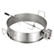 VEVOR BBQ Rotisserie Ring Kit για βραστήρα 22&quot; Σχάρες κάρβουνου από ανοξείδωτο χάλυβα