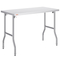 VEVOR Commercial τραπέζι εργασίας Σταθμός εργασίας 48 x 24 ιντσών Πτυσσόμενο Εμπορικό τραπέζι προετοιμασίας, βαρέως τύπου πτυσσόμενο τραπέζι από ανοξείδωτο χάλυβα με φορτίο 661 λίβρες, Τραπέζι εργασίας κουζίνας, Ασημένιο νησί κουζίνας από ανοξείδωτο χάλυβα