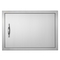 VEVOR BBQ Access Door, 610x432 mm Μονή Πόρτα Εξωτερικής Κουζίνας, Πόρτα από ανοξείδωτο ατσάλι Flush Mount, Επιτοίχια Κατακόρυφη Πόρτα με Λαβή, για BBQ Island, Ψητοπωλείο, Εξωτερικό ντουλάπι