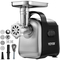 VEVOR Ηλεκτρικός μύλος κρέατος VEVOR, 6,6 Lb/min, 550W (2200W MAX) Βιομηχανική μηχανή κιμά με 2 λεπίδες, 3 πλάκες λείανσης, αλλαντοποιός &amp; κιτ Kubbe ABS + Ανοξείδωτος βιομηχανικός μύλος κρέατος, ETL