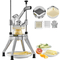 VEVOR Εμπορικός κόφτης λαχανικών φρούτων 3/8″ Blade Heavy Duty Professional Food Dicer Kattex French Fry Cutter Κόφτης κρεμμυδιού από ανοξείδωτο χάλυβα για πιπεριές ντομάτας Μανιτάρι πατάτας, ρολό