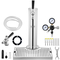 VEVOR Kegerator Tower Kit, Single Tap Beer Conversion Kit, Ανοξείδωτο ατσάλι Keg Beer Tower Dispenser με ρυθμιστή διπλού διαμετρήματος W21.8 &amp; S-System βαρελίσιο σύζευξη, δίσκος σταγόνας μπύρας για Party Home