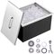 VEVOR Drop in Ice Chest, 20&quot;L x 14&quot;W x 12&quot;H Ψύκτη από ανοξείδωτο ατσάλι, Επαγγελματικός Κάδος πάγου με κάλυμμα, 40 qt Ice Bar εξωτερικής κουζίνας, σωλήνας αποστράγγισης και βύσμα αποστράγγισης, για Cold Wine Beer