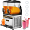 VEVOR Slush Frozen Drink Machine, 2x15L Tank Commercial Machine Margarita, 890W Stainless Steel Margarita Maker, Temperature Slush 25°F to 30°F Drink Maker, Ιδανικό για εστιατόρια Καφετέριες Μπαρ