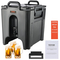 VEVOR Insulated Beverage Dispenser, 10 Gallon, Food-grade LL9450UP Hot and Cold Beverage Server, Thermal Drink Dispenser Cooler with 1,18 in PU Layer Baucet Two Stage, for Restaurant Drink Shop
