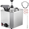 VEVOR Fudge Warmer 1 Pump Hot Cheese Pump Αντλία τυριού από ανοξείδωτο χάλυβα 30-110℃ Nacho Cheese Warmer with Heating Block Dispenser Nacho Cheese with Pump 10-30ML ανά ώρα για καυτή καραμέλα τυριού φοντάν