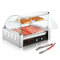 VEVOR Electric 30 Hot Dog 11 Roller Grill Cooker Machine Backsplash Ράφι 2,2KW