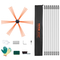 VEVOR 8 m Kit καθαρισμού καπνοδόχου, με 8 ενισχυμένες εύκαμπτες ράβδους από νάιλον, εργονομική βούρτσα καθαρισμού καπνοδόχου, καθαριστικό καμινάδας βούρτσας 360 μοιρών, πλούσια αξεσουάρ για οικιακή χρήση καυσαερίων τζακιού Ταιριάζει στους περισσότερους σωλήνες