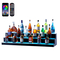 VEVOR LED Lighted Liquor Bottle Display Bar Shelf RF &amp; App Control 48&quot; 3-step